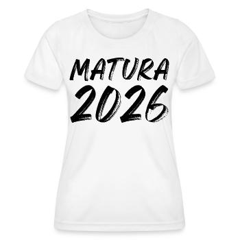 Matura 2026 - Women's Functional T-Shirt - white - Front - AI Model Female 172 dark (172cm)