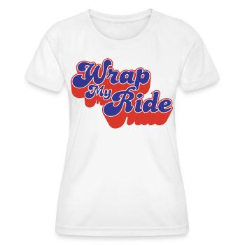 Wrap My Ride - Women's Functional T-Shirt - white - Front - AI Model Female 172 dark (172cm)