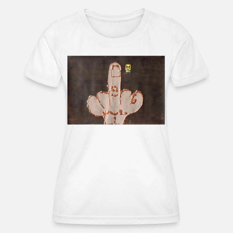 (my) crown - Women's Functional T-Shirt - white