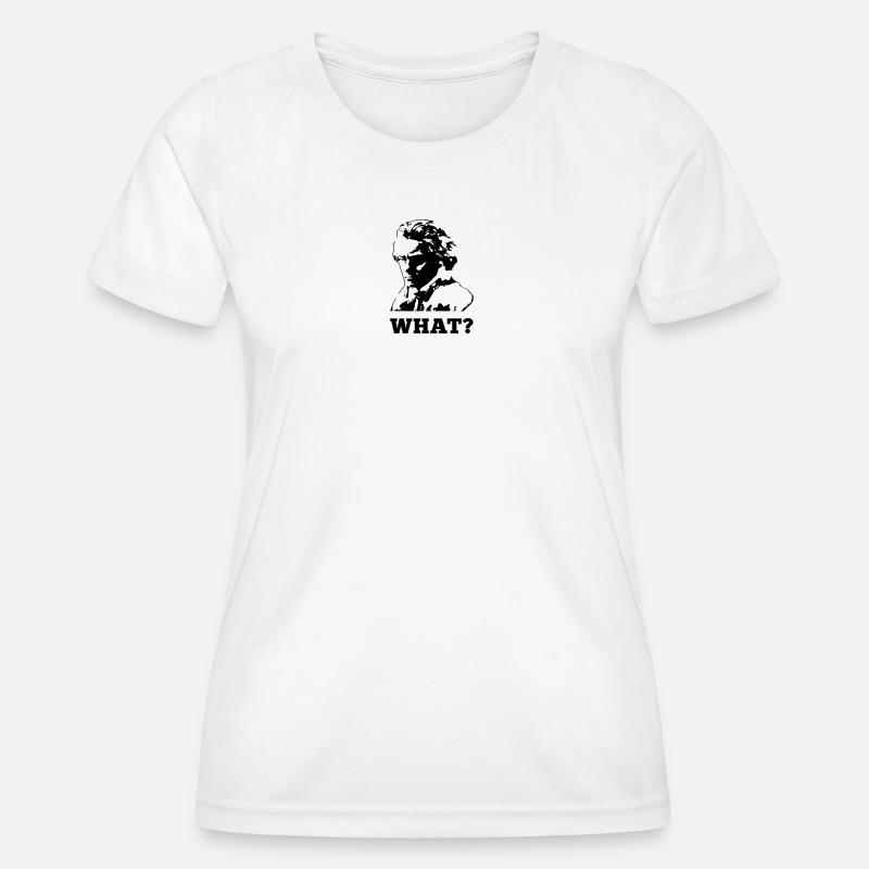 Beethoven was deaf - Women's Functional T-Shirt - white