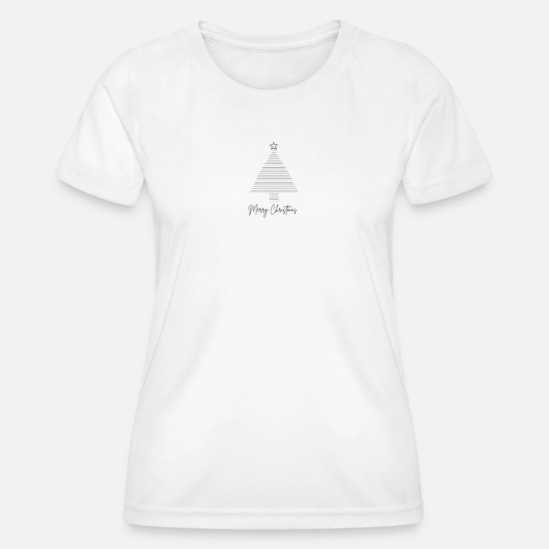 Christmas Tree - Women's Functional T-Shirt - white