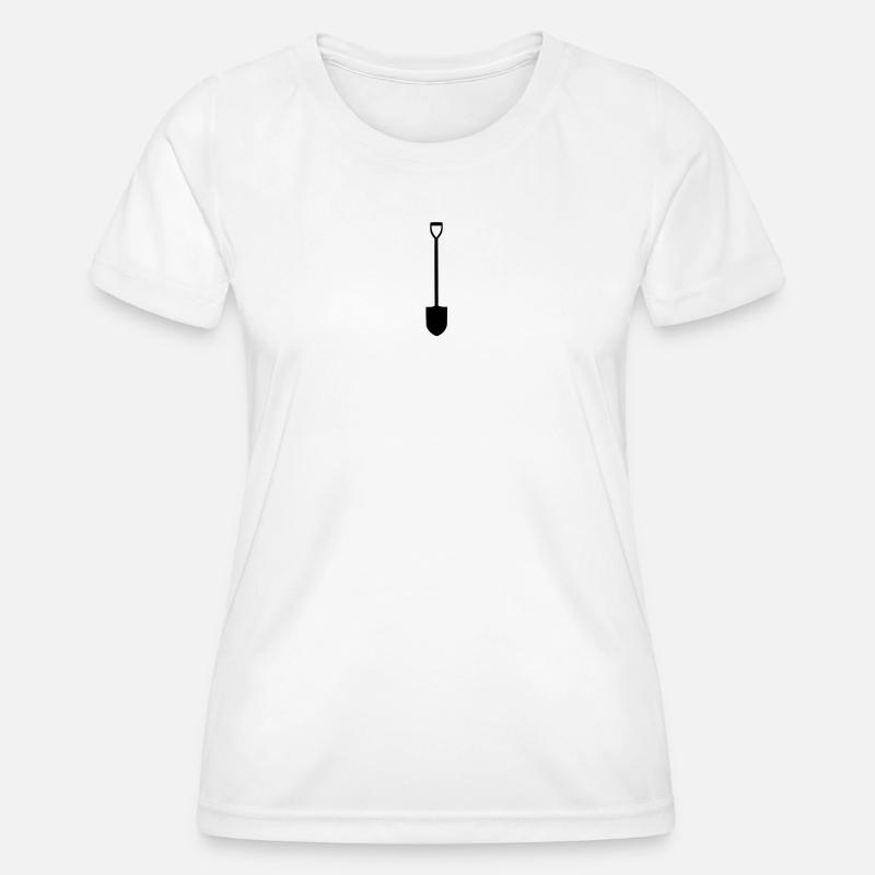Shovel - Women's Functional T-Shirt - white