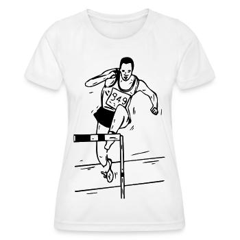Haies - Haies - T-shirt sport Femme - blanc - Devant - AI Model Female 172 dark (172cm)