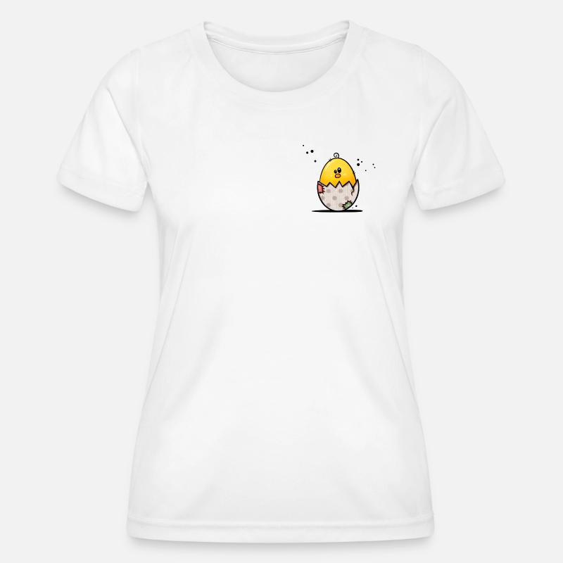 Hello chicks - Women's Functional T-Shirt - white
