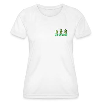 Goodbye Colleagues - PICKLES - Women's Functional T-Shirt - white - Front - AI Model Female 172 dark (172cm)