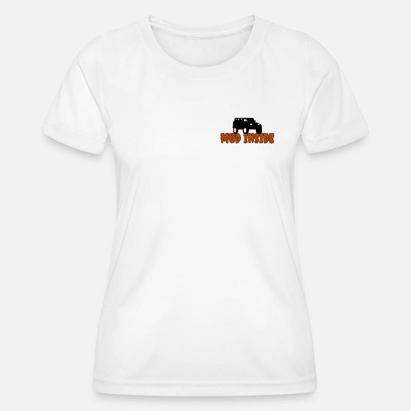 Mud Inside - Women's Functional T-Shirt - white