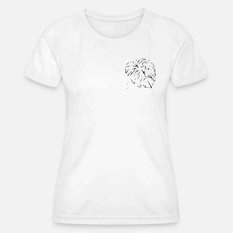 Monstera - Women's Functional T-Shirt - white