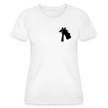 Giraffe Silhouette - Women's Functional T-Shirt - white - Front - AI Model Female 172 dark (172cm)