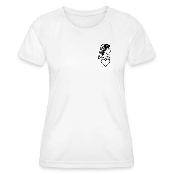 Die Braut - Frauen Funktions-T-Shirt - Weiß - Vorne - AI Model Female 172 dark (172cm)