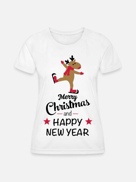 Weihnachten - Frauen Funktions-T-Shirt - Weiß