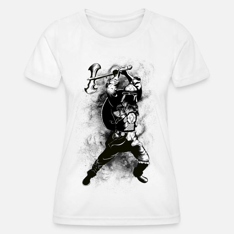 Viking Warrior - Women's Functional T-Shirt - white