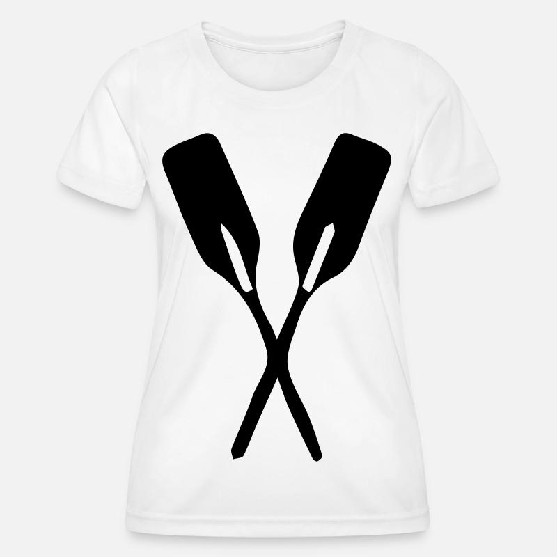 2 paddles - Women's Functional T-Shirt - white