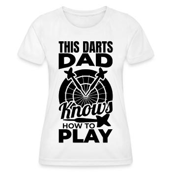 Darter Papa - Frauen Funktions-T-Shirt - Weiß - Vorne - AI Model Female 172 dark (172cm)