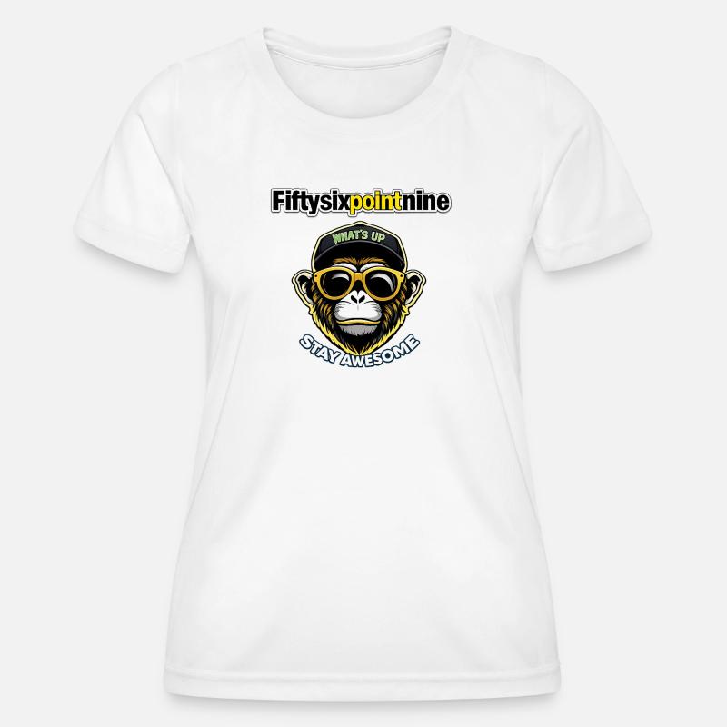 Fiftysixpointnine - Women's Functional T-Shirt - white
