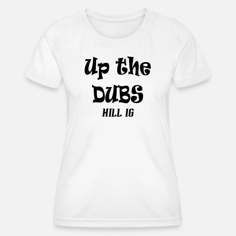 Up the Dubs Hill 16 - Women's Functional T-Shirt - white