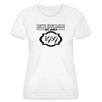 Beste Erfindung des Jahres 1959 Geschenk - Frauen Funktions-T-Shirt - Weiß - Vorne - AI Model Female 172 dark (172cm)