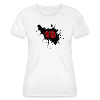 18. Geburtstag - Frauen Funktions-T-Shirt - Weiß - Vorne - AI Model Female 172 dark (172cm)