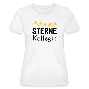 Sterne Kollegin Geschenk - Frauen Funktions-T-Shirt - Weiß - Vorne - AI Model Female 172 dark (172cm)