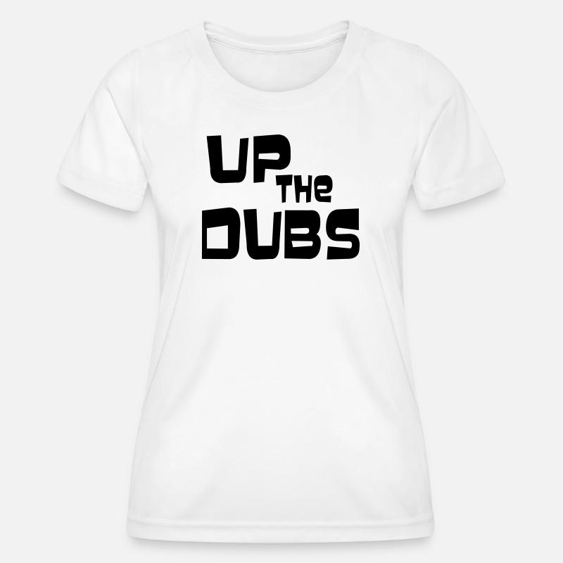 UP THE DUBS - Women's Functional T-Shirt - white