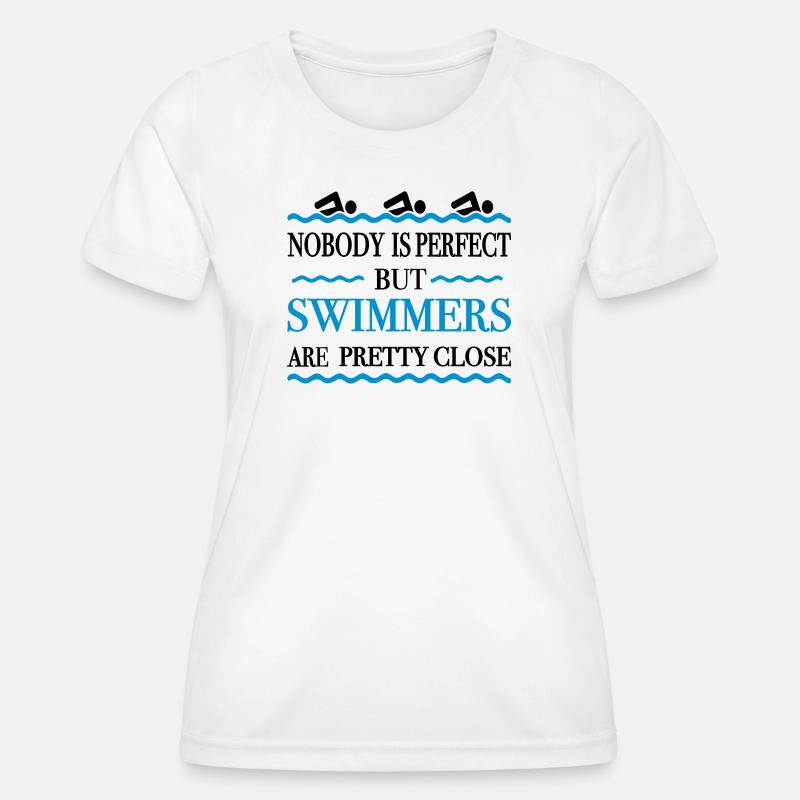 swim - Women's Functional T-Shirt - white