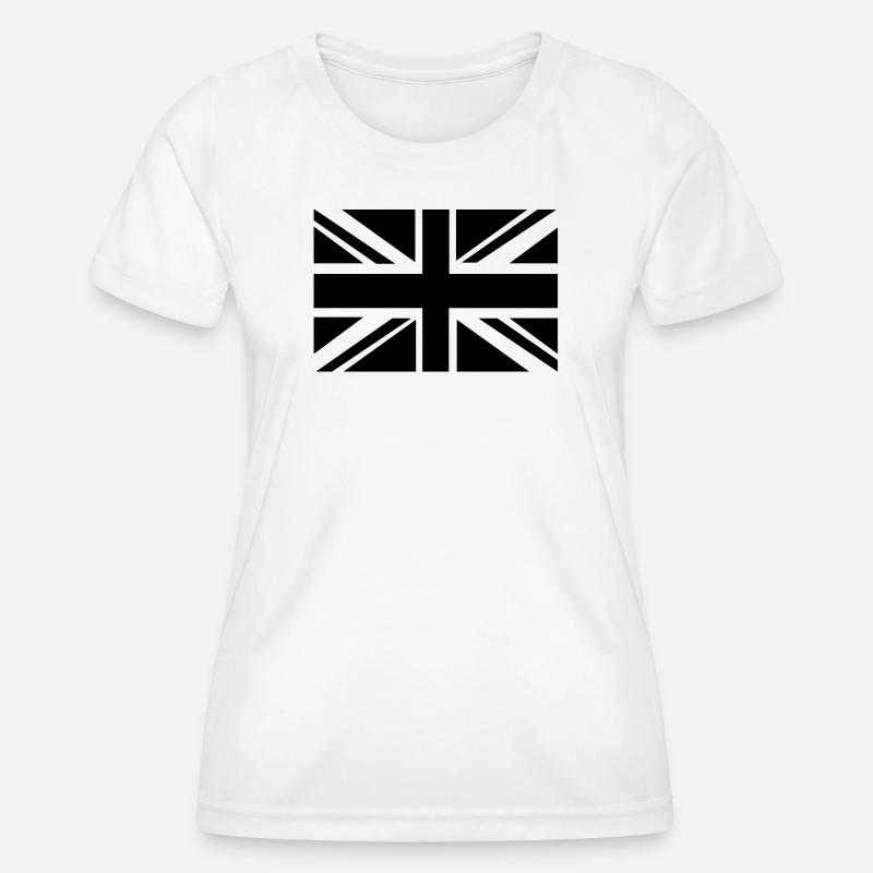 British Flag - Women's Functional T-Shirt - white