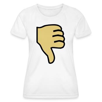 2541614 15419361 pouce - T-shirt sport Femme - blanc - Devant - AI Model Female 172 dark (172cm)