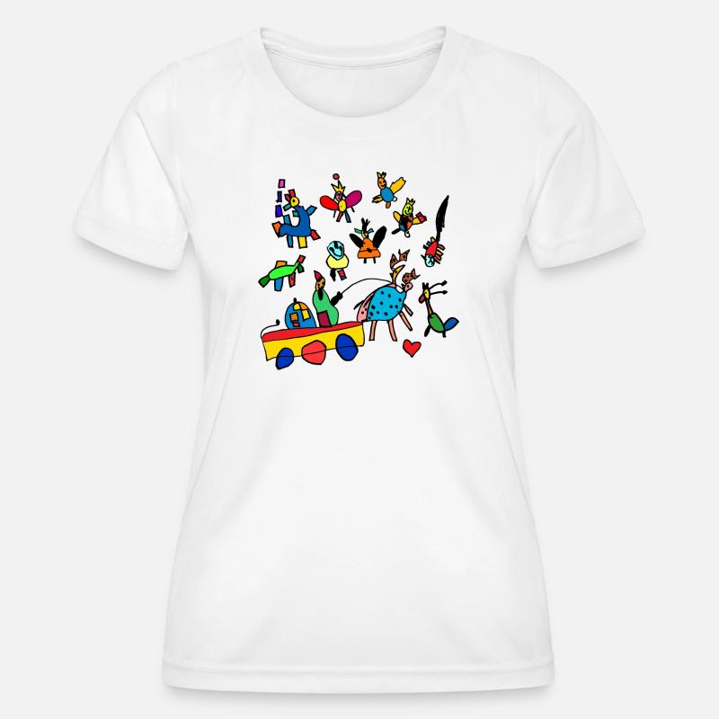 kidsworld - Women's Functional T-Shirt - white