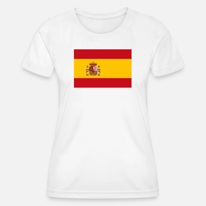 Spain - Women's Functional T-Shirt - white