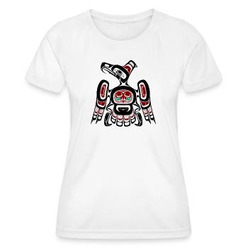 Northwest Pacific coast Kaigani Thunderbird - Women's Functional T-Shirt - white - Front - AI Model Female 172 dark (172cm)