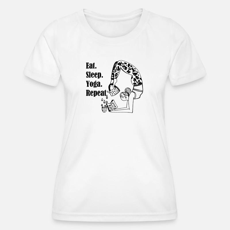 Yoga - Women's Functional T-Shirt - white