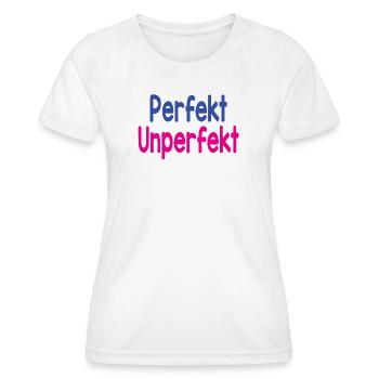 Perfect - Imperfect - Women's Functional T-Shirt - white - Front - AI Model Female 172 dark (172cm)