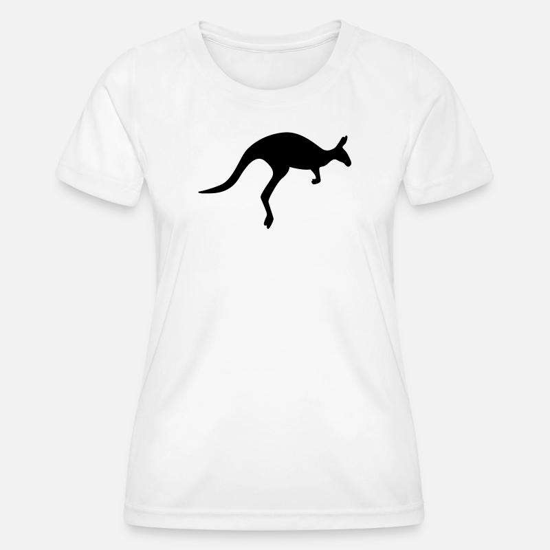 kangaroo - Women's Functional T-Shirt - white