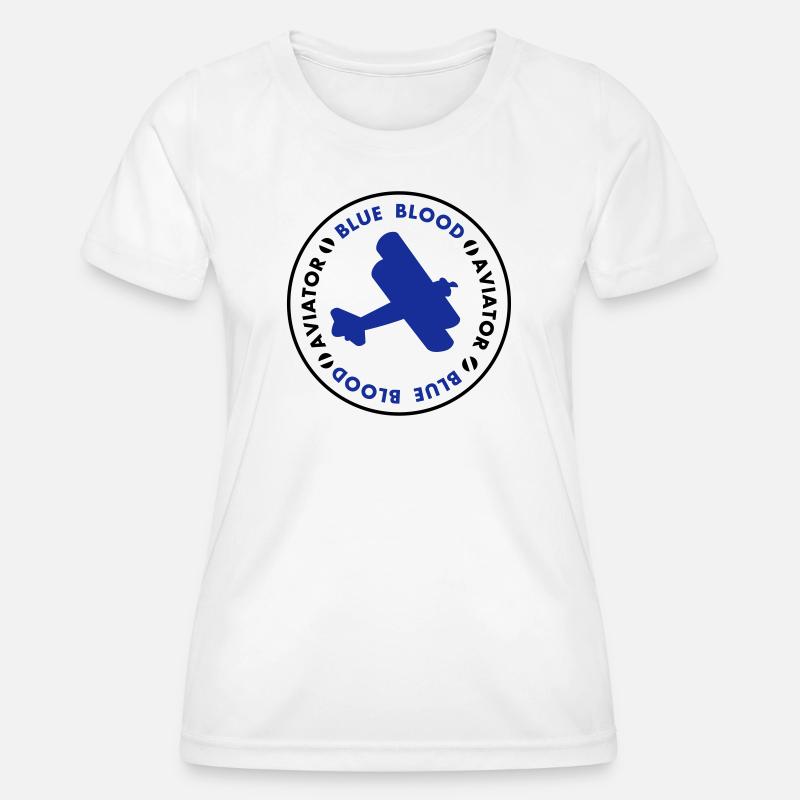 aviator - Women's Functional T-Shirt - white