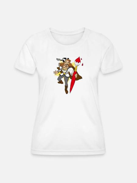 duerer-comic - Frauen Funktions-T-Shirt - Weiß