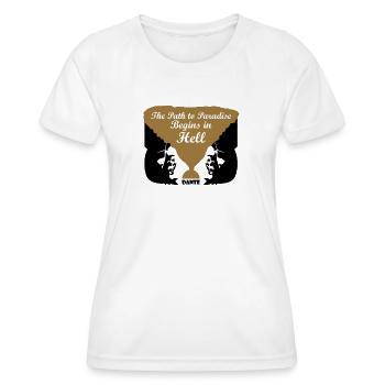 Dante - Frauen Funktions-T-Shirt - Weiß - Vorne - AI Model Female 172 dark (172cm)