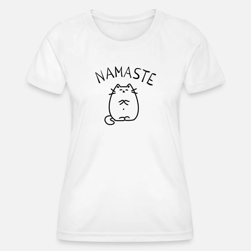 yoga - Women's Functional T-Shirt - white