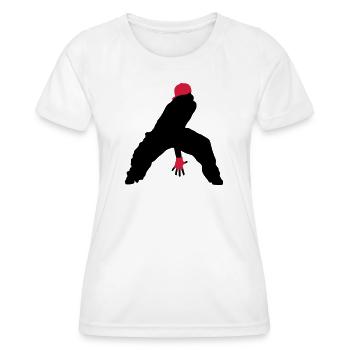 Hip Hop - Frauen Funktions-T-Shirt - Weiß - Vorne - AI Model Female 172 dark (172cm)