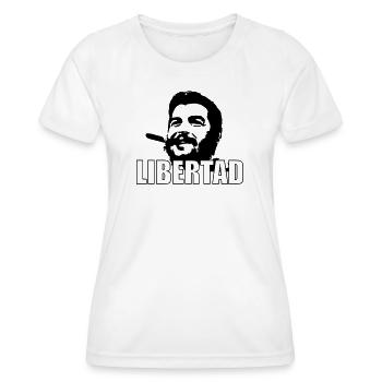 Libertad ! - T-shirt sport Femme - blanc - Devant - AI Model Female 172 dark (172cm)