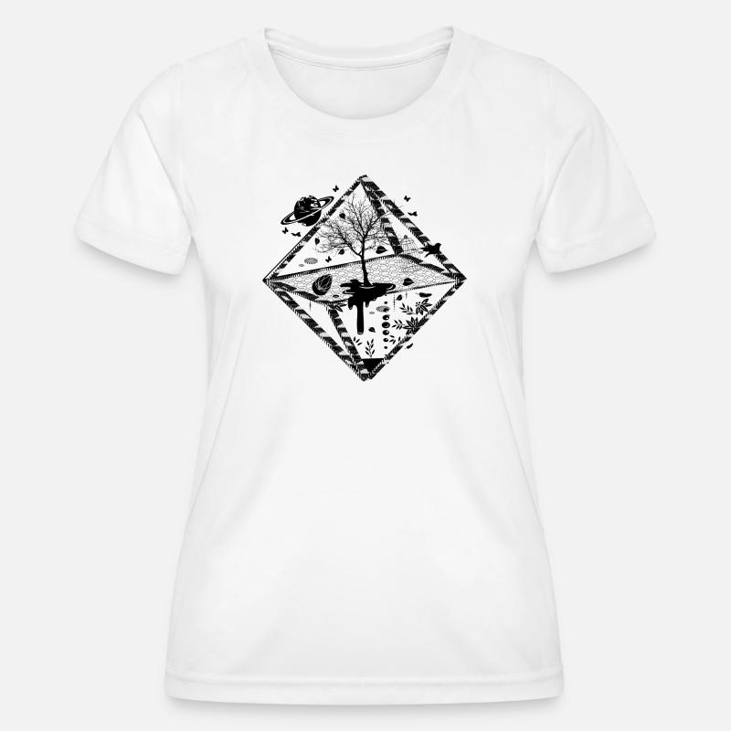 A surrealistic object - Women's Functional T-Shirt - white