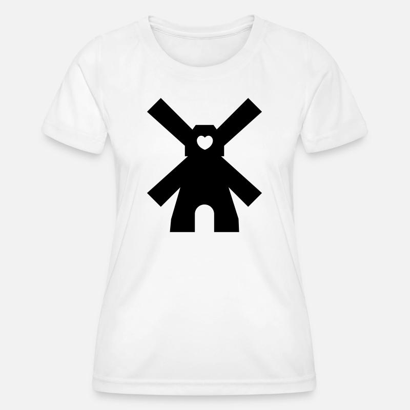 windmill - Women's Functional T-Shirt - white