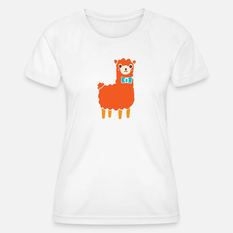 Alpaca - Women's Functional T-Shirt - white