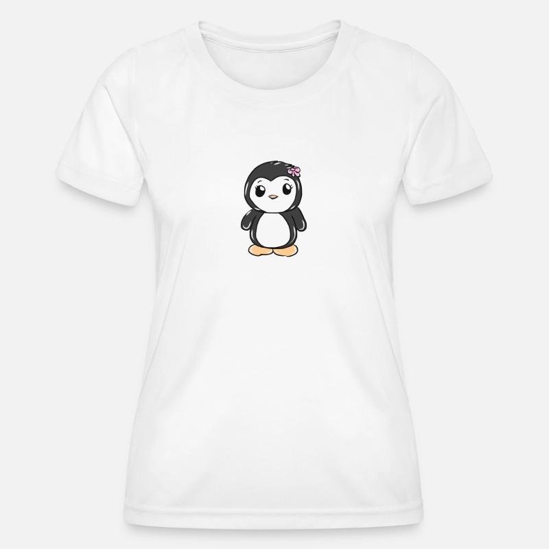 penguin - Women's Functional T-Shirt - white