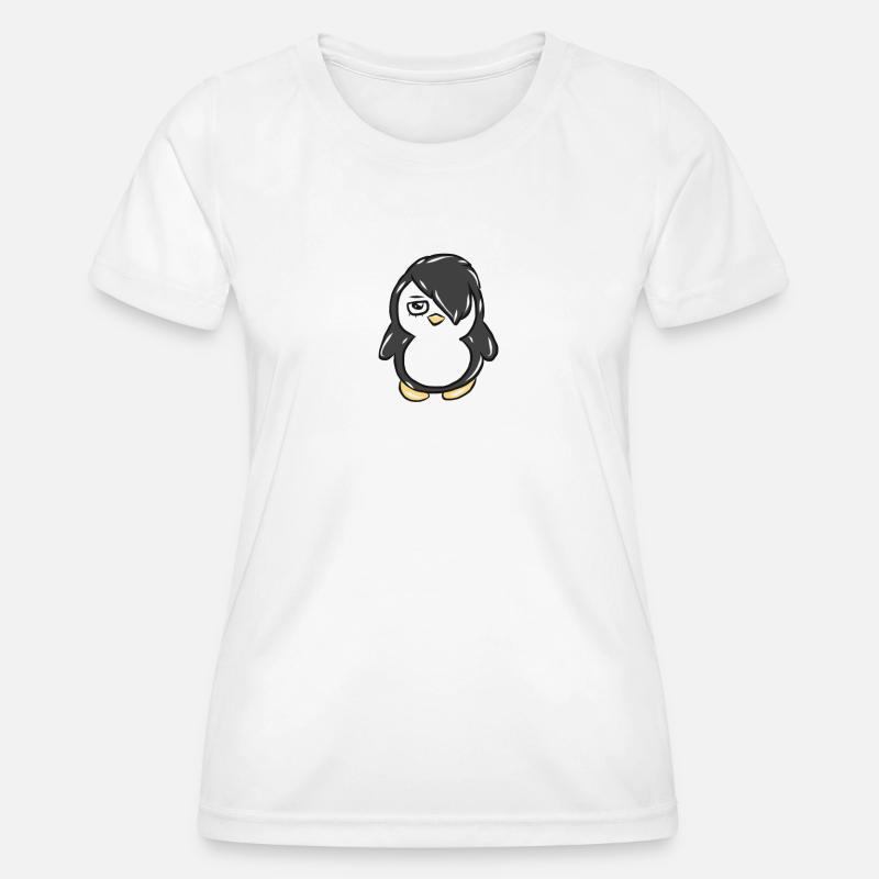 penguin - Women's Functional T-Shirt - white
