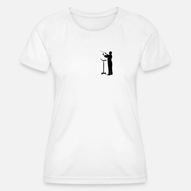 Dirigent - Frauen Funktions-T-Shirt - Weiß