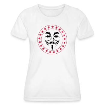 Anonymous - Frauen Funktions-T-Shirt - Weiß - Vorne - AI Model Female 172 dark (172cm)