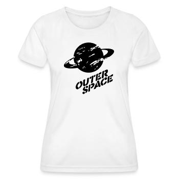 espace - T-shirt sport Femme - blanc - Devant - AI Model Female 172 dark (172cm)