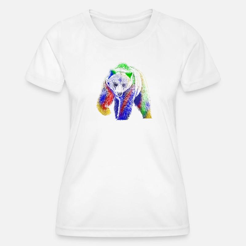 Bear - Women's Functional T-Shirt - white