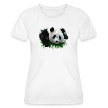 panda - Women's Functional T-Shirt - white - Front - AI Model Female 172 dark (172cm)