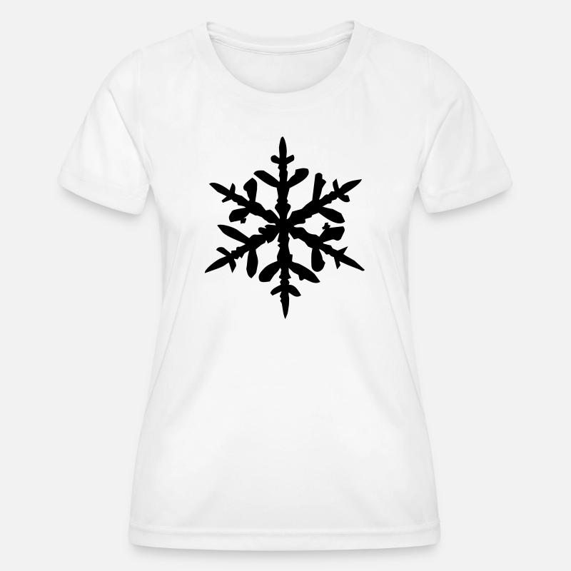 Snowflake - Women's Functional T-Shirt - white
