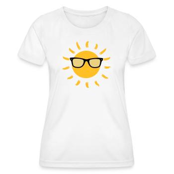 Sommer / Urlaub / Strand / Sonne - Frauen Funktions-T-Shirt - Weiß - Vorne - AI Model Female 172 dark (172cm)